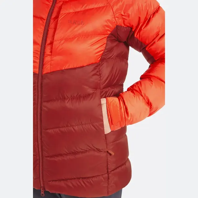 Jakke til dame XS Rab Glaceon Pro Jacket W 8 RedGrapefruit 