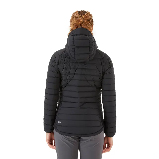 Dunjakke til dame S Rab Infinity Microlight Jacket W 10 Blac 