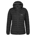 Dunjakke til dame Rab Infinity Microlight Jacket W Black