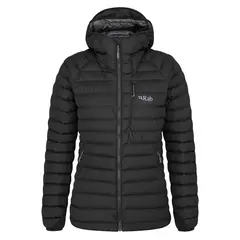 Dunjakke til dame S Rab Infinity Microlight Jacket W 10 Blac