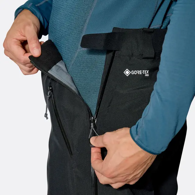 Skallbukse til herre L Rab Latok GTX Pants M L BLK 