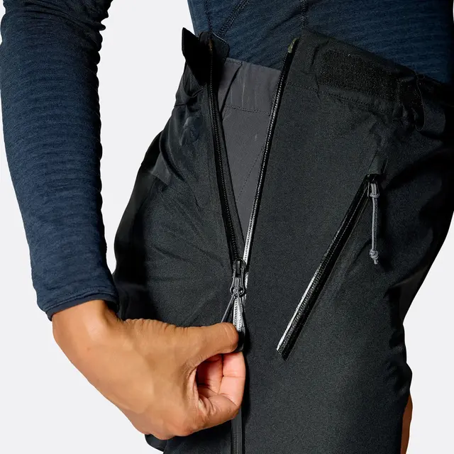 Skallbukse til dame M Rab Latok GTX Pants W 12 BLK 