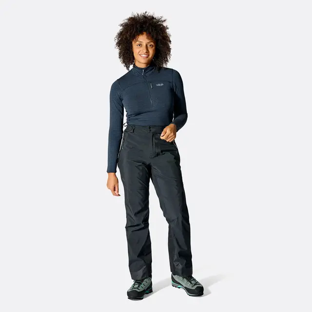 Skallbukse til dame M Rab Latok GTX Pants W 12 BLK 