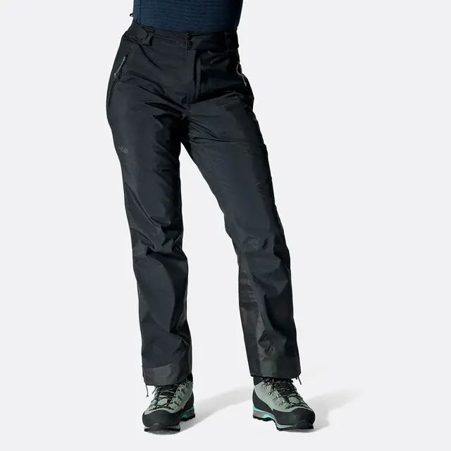 Skallbukse til dame M Rab Latok GTX Pants W 12 BLK 