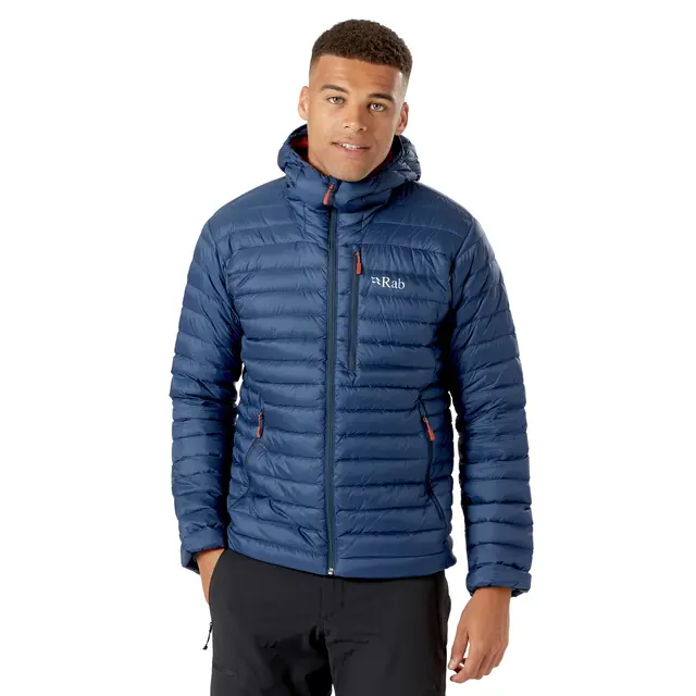 Dunjakke til herre Rab Microlight Alpine Jacket M DeepInkMa 