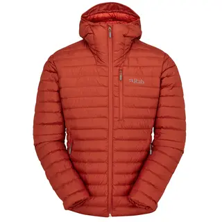 Dunjakke til herre Rab Microlight Alpine Jacket M TuscanRed