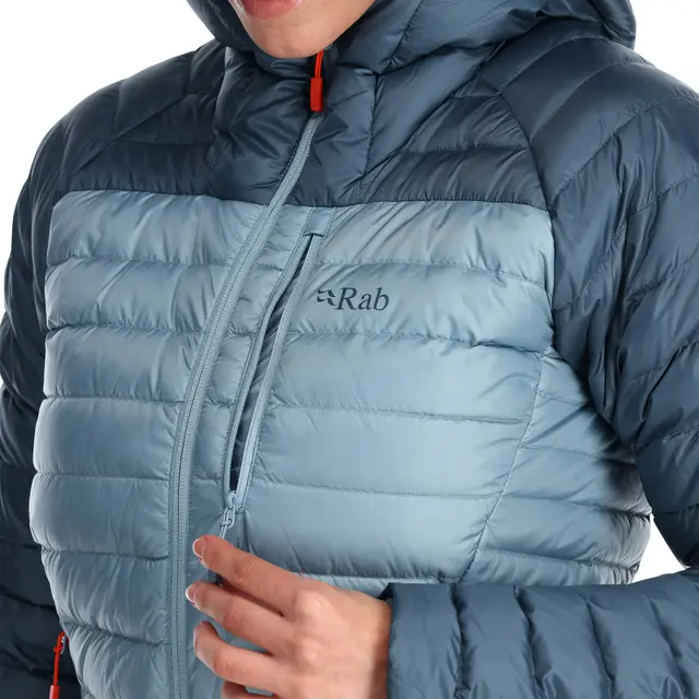 Dunjakke til dame Rab Microlight Alpine Jacket W OrionBlue 