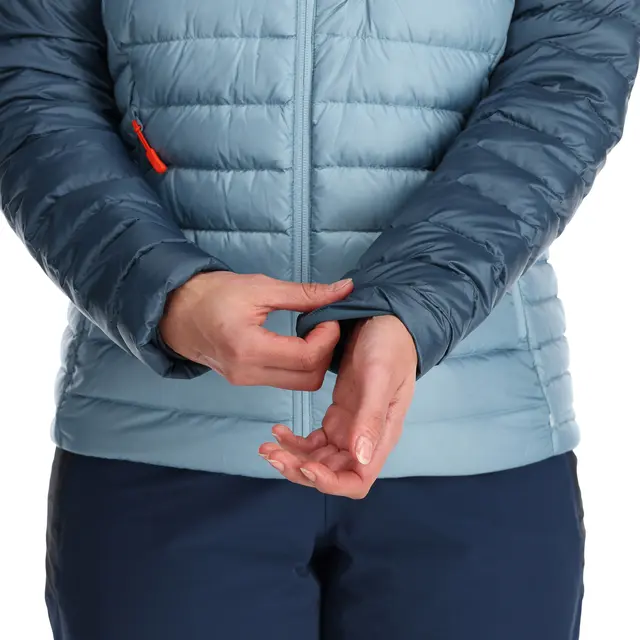 Dunjakke til dame Rab Microlight Alpine Jacket W OrionBlue 
