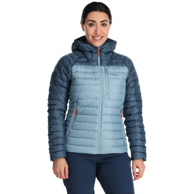 Dunjakke til dame Rab Microlight Alpine Jacket W OrionBlue 