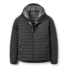 Dunjakke til herre S Rab Microlight Windstopper Hoody M S Bla