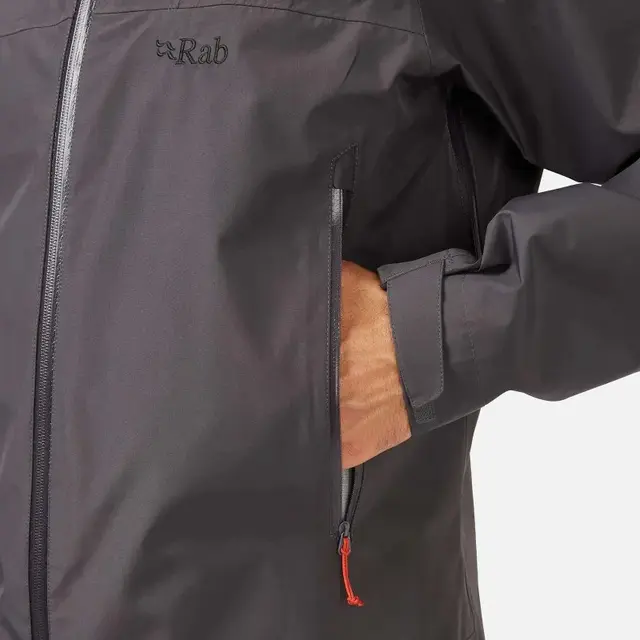 Skalljakke til herre L Rab Namche GTX Jacket M L BLK 