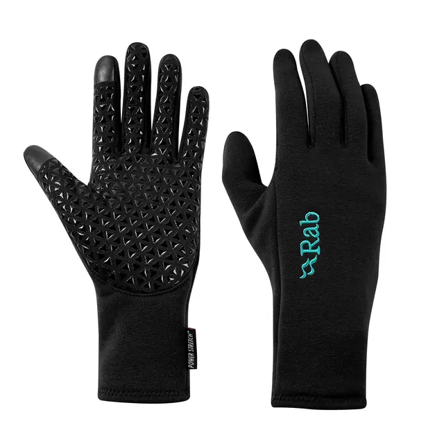 Hansker til dame Rab Power Stretch Contact Grip W Black 