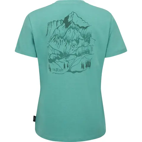 Skjorte til dame Rab Tuku Ridge Tee W GlacierBlue
