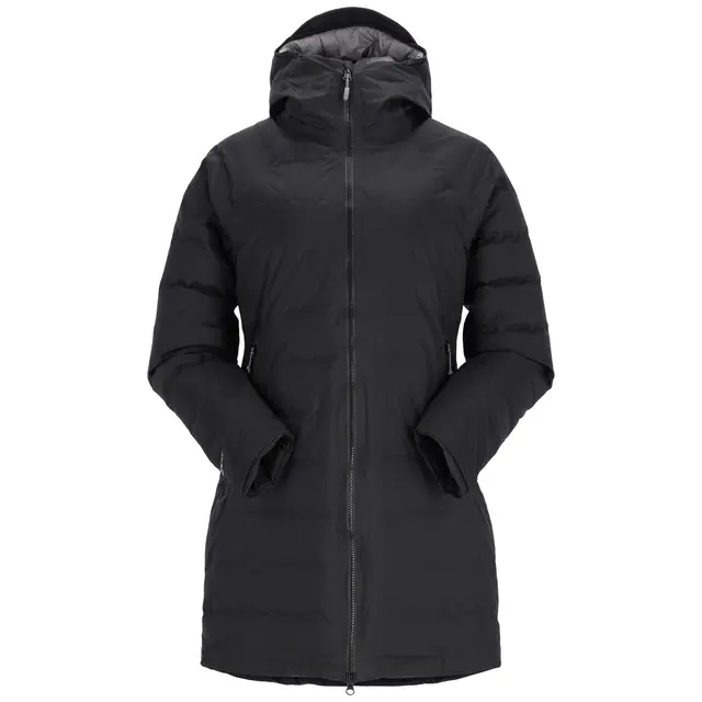 Parkas til dame XS Rab Valiance Parka W 8 Black 