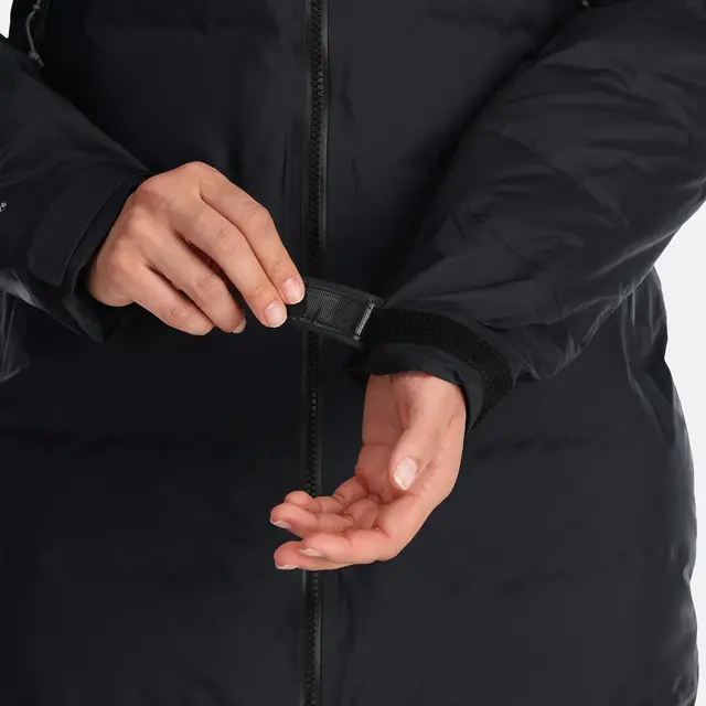 Parkas til dame 2XS Rab Valiance Parka W 6 BLK 