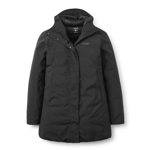 Parkas til dame 2XS Rab Valiance Parka W 6 BLK 
