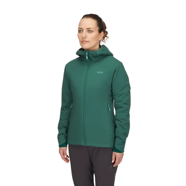 Jakke til dame L Rab Xenair Alpine Light Jacket W 14 Gree 