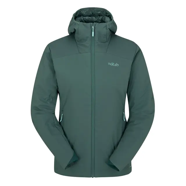 Jakke til dame L Rab Xenair Alpine Light Jacket W 14 Gree 