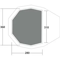 Bunn til Fairbanks Grande Robens Footprint Fairbanks Grande
