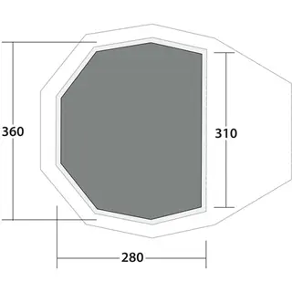 Bunn til Fairbanks Grande Robens Footprint Fairbanks Grande