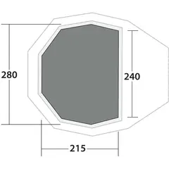 Bunn til Fairbanks Robens Footprint Fairbanks