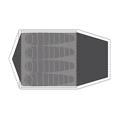 Bunn til Lago Flex 4 Robens Footprint Lago Flex 4