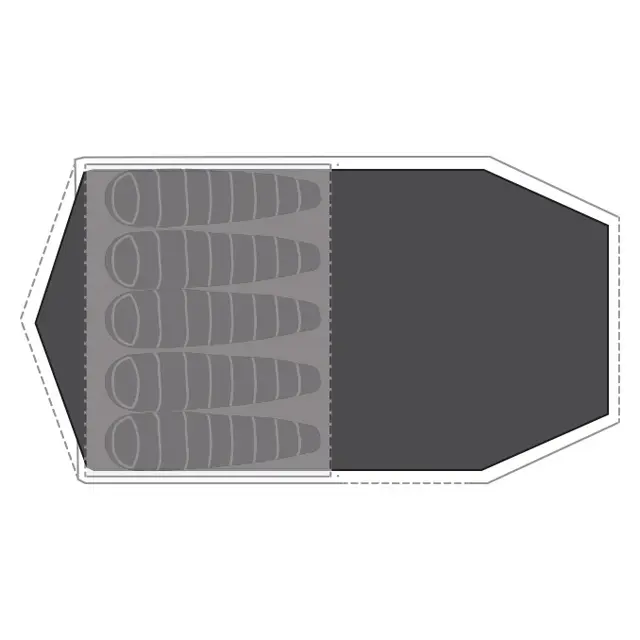 Bunn til Paso Flex 5 Robens Footprint Paso Flex 5 
