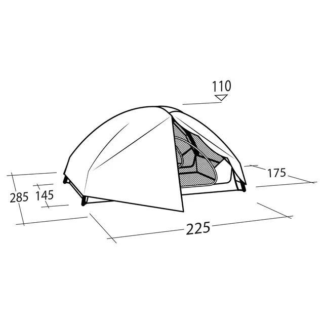 Kuppeltelt til 3 Robens Seeker 3 LW 