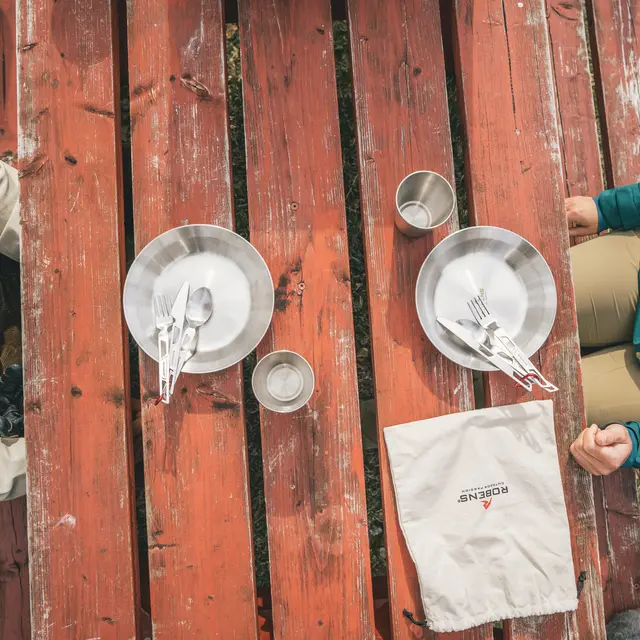 Tallerkensett til 2 Robens Sierra Steel Meal Set 