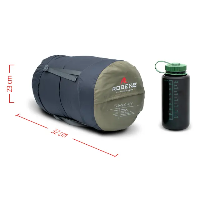 Høstpose 195 cm Robens Sleeping Bag Gully 900 –10 Long 
