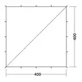 Tarp Robens Tarp 4 x 4 m