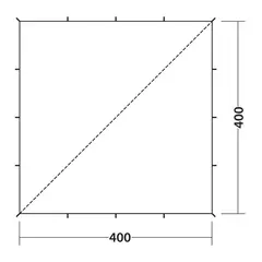 Tarp Robens Tarp 4 x 4 m