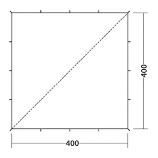 Tarp Robens Tarp 4 x 4 m