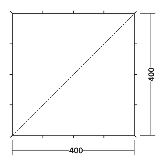 Tarp Robens Tarp 4 x 4 m 