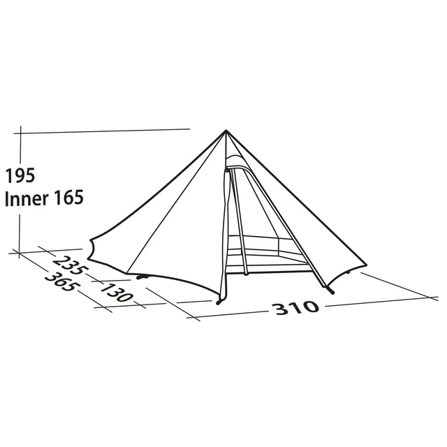 Lavvo til 4 Robens Venturer 4 LW 