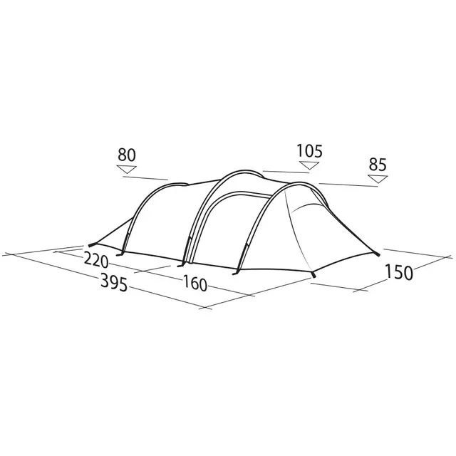 Tunneltelt til 2 Robens Voyager 2 Exp 