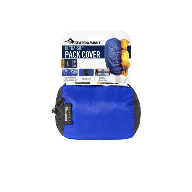 Regntrekk til sekk 70–95 liter Sea to Summit Pack Cover UL L Blue 