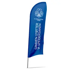 Strandflagg SGGN Beachflagg 70x225cm