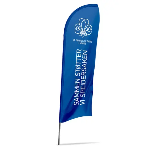 Strandflagg SGGN Beachflagg 225 cm