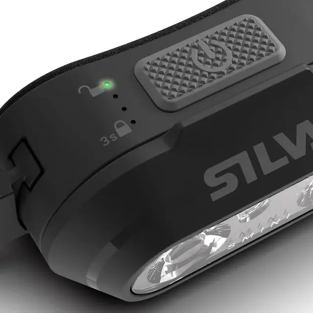Hodelykt 250 lm Silva Smini Fly Black 
