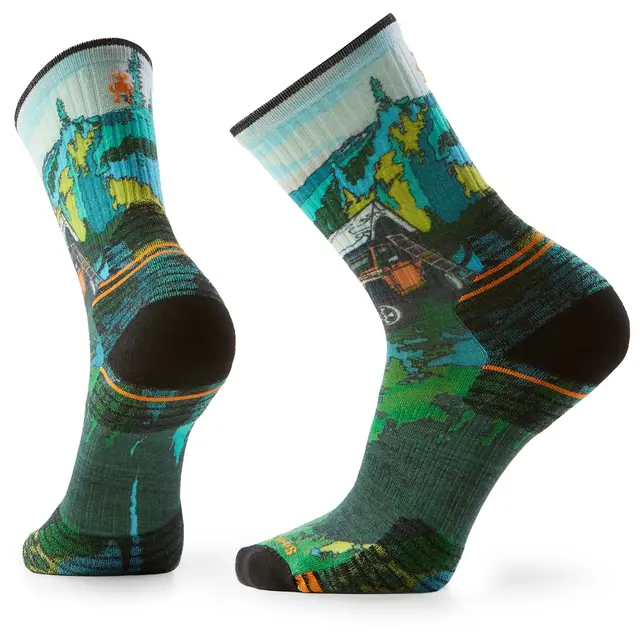 Sokker 38–41 Smartwool Hike Trail Trekker Print M K18 