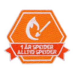 Speider i 1 år SS Motivasjonsmerke Speider i 1 år