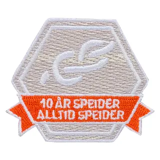 Speider i 10 år SS Motivasjonsmerke Speider i 10 år