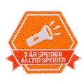 Speider i 3 år SS Motivasjonsmerke Speider i 3 år