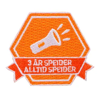 Speider i 3 år SS Motivasjonsmerke Speider i 3 år