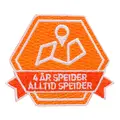 Speider i 4 år SS Motivasjonsmerke Speider i 4 år