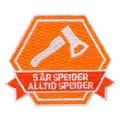 Speider i 5 år SS Motivasjonsmerke Speider i 5 år