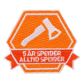 Speider i 5 år SS Motivasjonsmerke Speider i 5 år