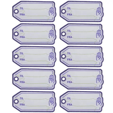 Gavelapper SS Motivasjonsmerke Gavelapp 10 pk.