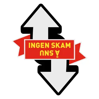 Ingen skam å snu SS Motivasjonsmerke Ingen skam å snu